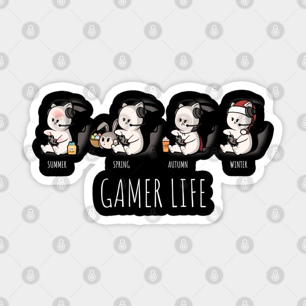 Funny Video Gamer for All Seasons Sticker by NerdShizzle